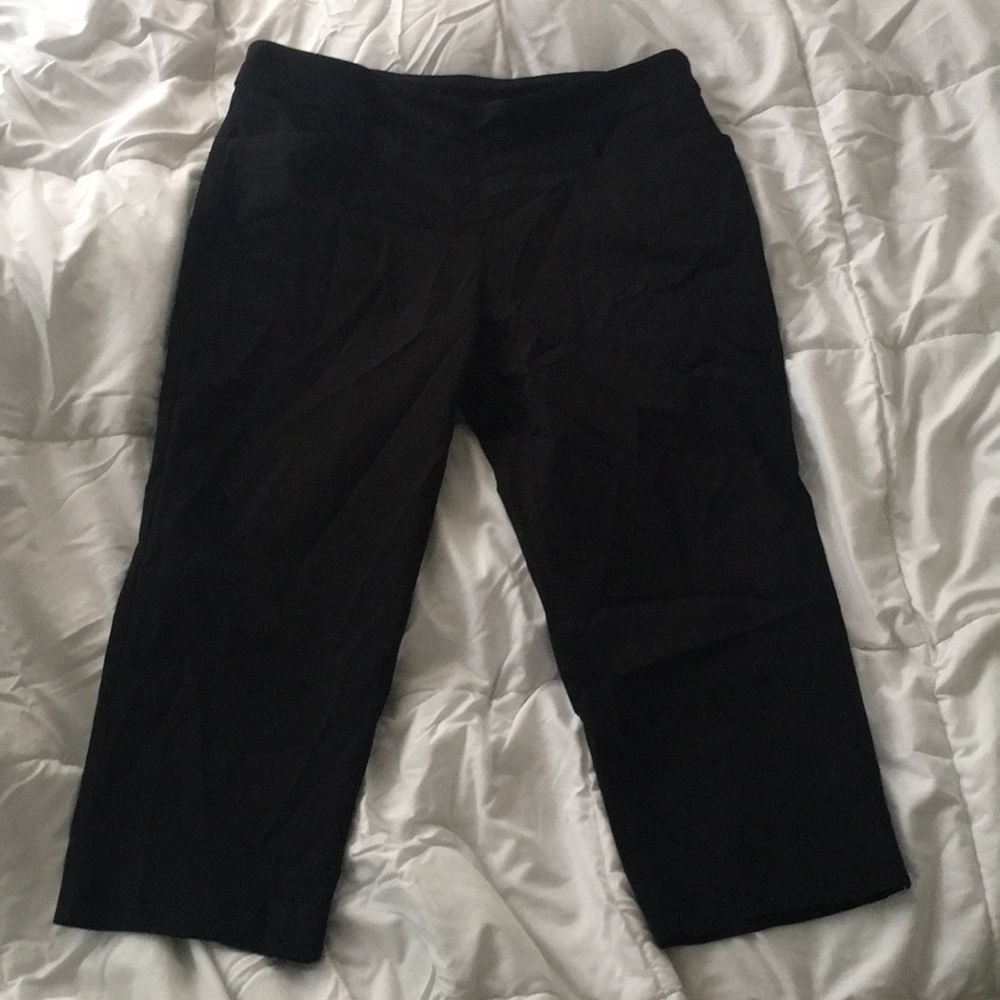 Black, mid rise jeans